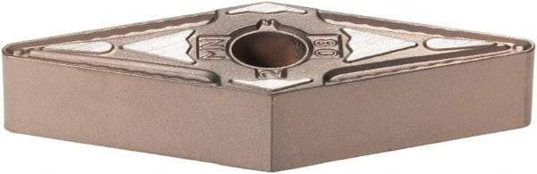 Kennametal - VNMG332 MN Grade KCP10B Carbide Turning Insert - TiCN/Al2O3/TiOCN Finish, 35° Diamond, 3/8" Inscr Circle, 3/16" Thick, 1/32" Corner Radius - Americas Industrial Supply