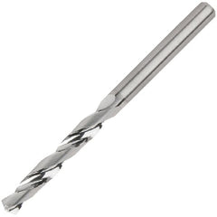 Kennametal - 11/32" 135° Solid Carbide Jobber Drill - Bright Finish, Right Hand Cut, Spiral Flute, Straight Shank, 103mm OAL, Standard Point - Americas Industrial Supply