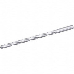 Kennametal - 1/2" 135° 2-Flute Solid Carbide Extra Length Drill Bit - Americas Industrial Supply