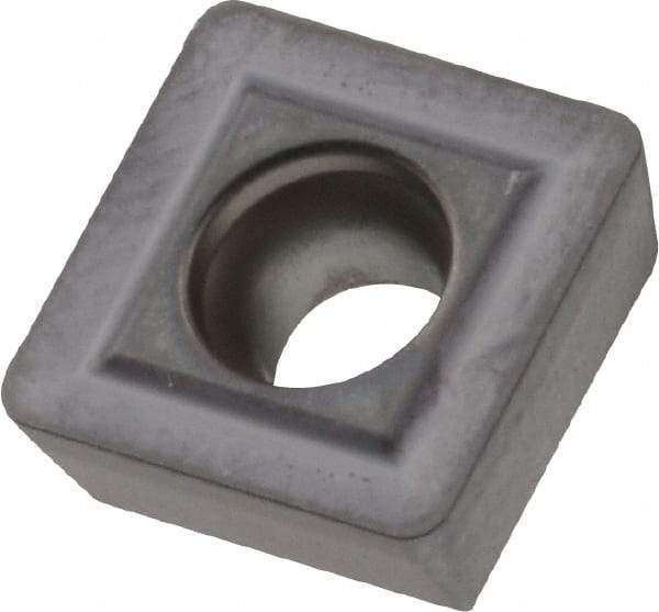 Kennametal - SPPX09T308 FP Grade KCU40 Carbide Indexable Drill Insert - TiN/TiAlN Finish, Square, 3/8" Inscribed Circle - Americas Industrial Supply