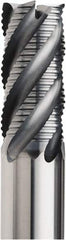 Seco - 8mm Diam, 18mm LOC, 4 Flute Solid Carbide 45° Corner Chamfer Roughing End Mill - SIRON-A Finish, 60mm OAL, 8mm Shank Diam, Single End, Centercutting, 38° Helix - Americas Industrial Supply