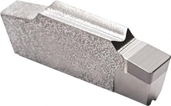 Seco - 160604LCGN LF Grade CBN010, 6mm Cutting Width PCBN Grooving Insert - 3.2mm Max Depth of Cut, Neutral, 0.4mm Corner Radius, Uncoated - Americas Industrial Supply