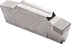 Seco - 160604LCGN LF Grade CBN010, 6mm Cutting Width PCBN Grooving Insert - 3.2mm Max Depth of Cut, Neutral, 0.4mm Corner Radius, Uncoated - Americas Industrial Supply