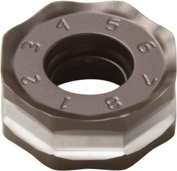 Seco - ONMU050410 M10 Grade MK2050 Carbide Milling Insert - TiSiN/TiAlN Finish, 0.157" Thick, 0.472" Inscribed Circle - Americas Industrial Supply