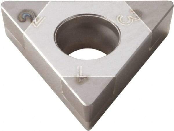 Seco - TCGW21.51 C Grade CBN010 CBN Turning Insert - 60° Triangle, 1/4" Inscr Circle, 3/32" Thick, 1/64" Corner Radius - Americas Industrial Supply