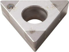 Seco - TCGW21.51 C Grade CBN010 CBN Turning Insert - 60° Triangle, 1/4" Inscr Circle, 3/32" Thick, 1/64" Corner Radius - Americas Industrial Supply