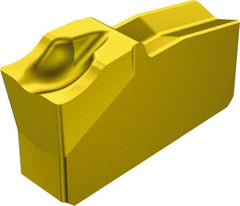 Sandvik Coromant - N151.220 5E 235 Grade, 0.0787" Cutting Width, Carbide Cutoff Insert - 0° Neutral Lead Angle, 0.0079" Cnr Rad, TiCN/TiN Coated - Americas Industrial Supply