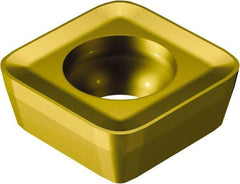 Sandvik Coromant - R210140514 MM Grade 2030 Carbide Milling Insert - TiAlN/TiN Finish, 5.26mm Thick, 14.6mm Inscribed Circle, 1.4mm Corner Radius - Americas Industrial Supply