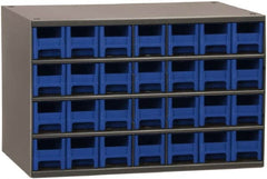 Akro-Mils - 28 Drawer, Small Parts Cabinet - 11" Deep x 17" Wide x 11" High - Americas Industrial Supply