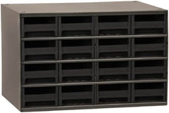 Akro-Mils - 16 Drawer, Small Parts Cabinet - 11" Deep x 17" Wide x 11" High - Americas Industrial Supply