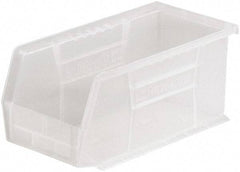 Akro-Mils - 30 Lb. Load Capacity, 10-7/8" Deep, Clear Polymer Hopper Stacking Bin - 5" High x 5-1/2" Wide x 10-7/8" Long - Americas Industrial Supply