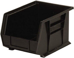 Akro-Mils - 50 Lb. Load Capacity, 10-3/4" Deep, Black Polymer Hopper Stacking Bin - 7" High x 8-1/4" Wide x 10-3/4" Long - Americas Industrial Supply