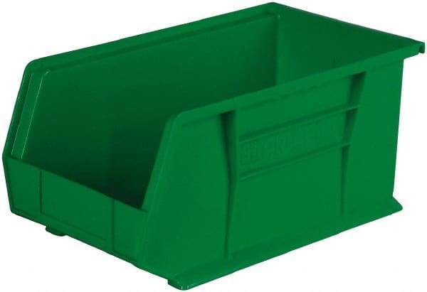 Akro-Mils - 60 Lb. Load Capacity, 14-3/4" Deep, Black Polymer Hopper Stacking Bin - 7" High x 8-1/4" Wide x 14-3/4" Long - Americas Industrial Supply