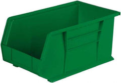 Akro-Mils - 60 Lb. Load Capacity, 14-3/4" Deep, Black Polymer Hopper Stacking Bin - 7" High x 8-1/4" Wide x 14-3/4" Long - Americas Industrial Supply