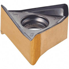 Iscar - HM390 TDKT1907 PDTR Grade IC845 Carbide Milling Insert - AlTiN Finish, 7mm Thick, 14mm Inscribed Circle, 0.8mm Corner Radius - Americas Industrial Supply