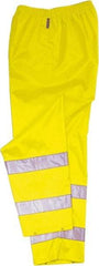 Ergodyne - Size L, Lime, Rain Pants - 1 Pocket - Americas Industrial Supply