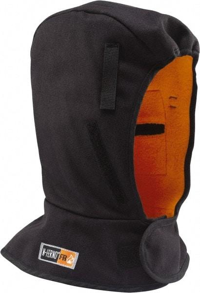 Ergodyne - Black, Underneath Hard Hat Winter Liner - Shoulder Length, 2 Layer - Americas Industrial Supply
