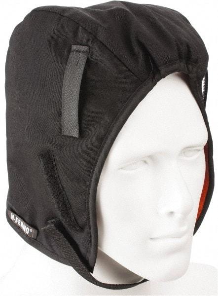 Ergodyne - Black, Underneath Hard Hat Winter Liner - Regular Length, 2 Layer - Americas Industrial Supply