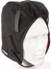 Ergodyne - Black, Underneath Hard Hat Winter Liner - Regular Length, 2 Layer - Americas Industrial Supply