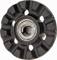 3M - 2" Diam Disc Backing Pad - 1/4" Shank Diam, Hard Density, 20,000 RPM, Roloc TS Compatible - Americas Industrial Supply