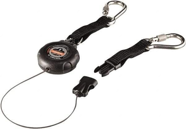 Ergodyne - Fall Protection Lanyard - Black - Americas Industrial Supply