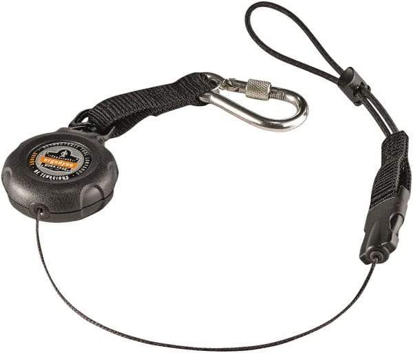 Ergodyne - Fall Protection Lanyard - Black - Americas Industrial Supply