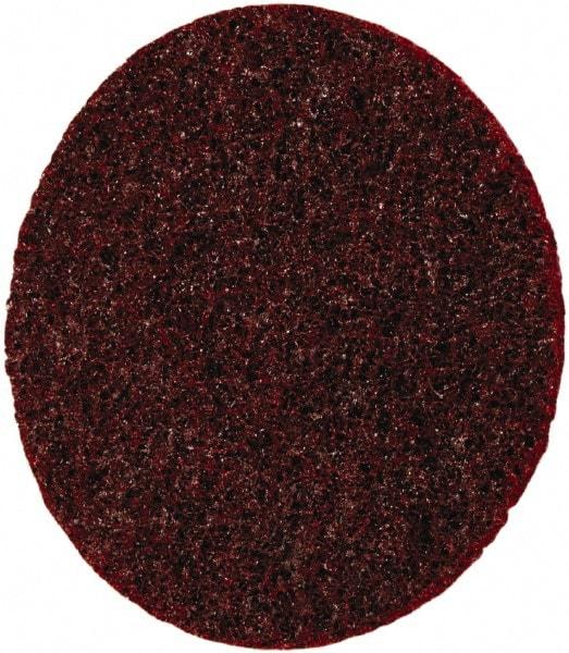 3M - 4-1/2" Diam, Aluminum Oxide Hook & Loop Disc - Medium Grade, Nonwoven, - Americas Industrial Supply