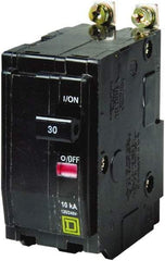 Square D - 30 Amp, 240 VAC, 2 Pole, Bolt On Miniature Circuit Breaker - 14-8 AWG - Americas Industrial Supply
