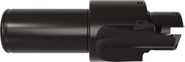 Allied Machine and Engineering - AND10050, MS 33649, SAE AS5202 Standard, 1-3/16-12, 14 Tube Dash Number, 60° Porting Angle, 1.211" Pilot Diam, 1-1/4" Shank Diam, Indexable Spade Blade Insert Porting Tool - 2 Porting Inserts, 5.046" Overall Length - Americas Industrial Supply