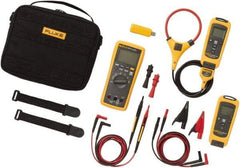 Fluke - 9 Piece, FC Series Wireless Multimeter Kit - 1,000 Volt Max, LCD Display - Americas Industrial Supply