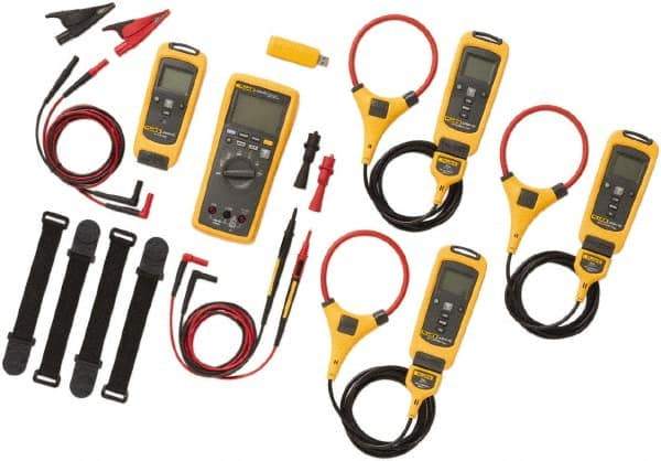 Fluke - 9 Piece, FC Series Wireless Multimeter Kit - 1,000 Volt Max, LCD Display - Americas Industrial Supply