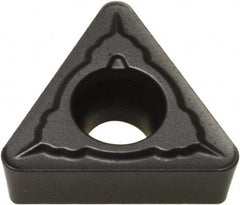 Hertel - TCMT21.52 LP Grade HC1250T Carbide Turning Insert - Proprietary Finish, 60° Triangle, 1/4" Inscr Circle, 3/32" Thick, 1/32" Corner Radius - Americas Industrial Supply