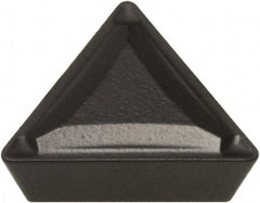 Hertel - TPMR322 P5 Grade HC1150T Carbide Turning Insert - Proprietary Finish, 60° Triangle, 3/8" Inscr Circle, 1/8" Thick, 1/32" Corner Radius - Americas Industrial Supply
