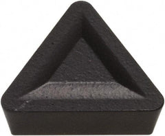 Hertel - TPMR321 P8 Grade HC1150T Carbide Turning Insert - Proprietary Finish, 60° Triangle, 3/8" Inscr Circle, 1/8" Thick, 1/64" Corner Radius - Americas Industrial Supply