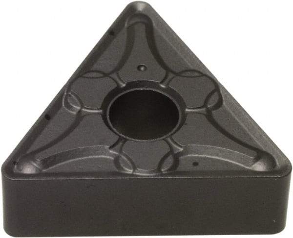 Hertel - TNMG321 LR Grade HC1150T Carbide Turning Insert - Proprietary Finish, 60° Triangle, 3/8" Inscr Circle, 1/8" Thick, 1/64" Corner Radius - Americas Industrial Supply
