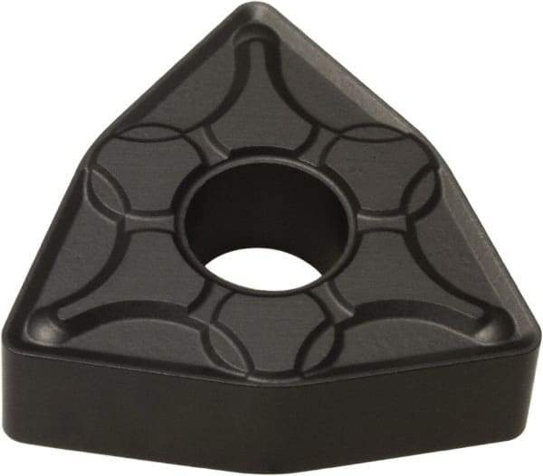 Hertel - WNMG331 LR Grade HC1250T Carbide Turning Insert - 80° Trigon, 3/8" Inscr Circle, 3/16" Thick, 1/64" Corner Radius - Americas Industrial Supply