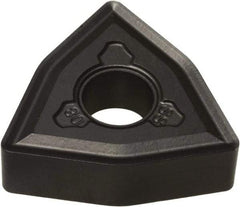 Hertel - WNMG332 AS Grade HC1250T Carbide Turning Insert - 80° Trigon, 3/8" Inscr Circle, 3/16" Thick, 1/32" Corner Radius - Americas Industrial Supply