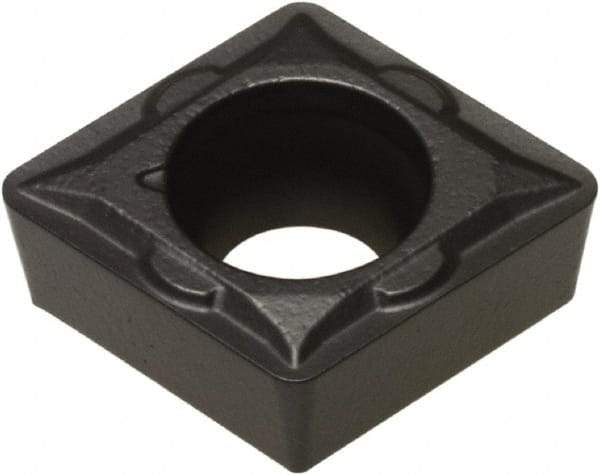 Hertel - CCMT32.51 M4 Grade HC1250T Carbide Turning Insert - 80° Diamond, 3/8" Inscr Circle, 5/32" Thick, 1/64" Corner Radius - Americas Industrial Supply