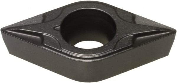 Hertel - DCMT21.50.5 M4 Grade HC1250T Carbide Turning Insert - 55° Diamond, 1/4" Inscr Circle, 3/32" Thick, 0.0079" Corner Radius - Americas Industrial Supply