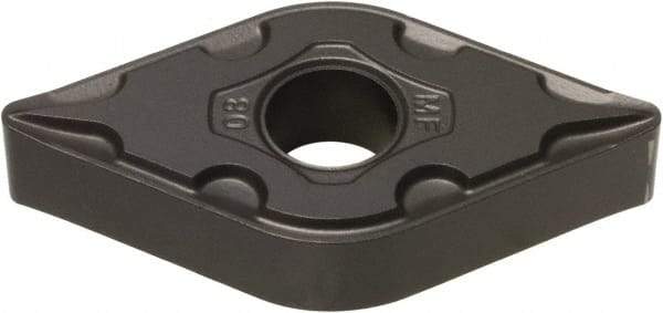Hertel - DNMG433 LF Grade HC1250T Carbide Turning Insert - Proprietary Finish, 55° Diamond, 1/2" Inscr Circle, 3/16" Thick, 3/64" Corner Radius - Americas Industrial Supply
