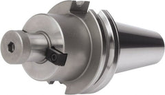 Accupro - CAT40 Dual Contact Taper Shank 3 - 3-1/2" Cutting Diam 1-1/4" Pilot Shell Mill Holder - Americas Industrial Supply