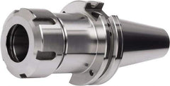 Accupro - 2mm to 20mm Capacity, 6" Projection, CAT50 Dual Contact Taper, ER32 Collet Chuck - 10" OAL - Exact Industrial Supply