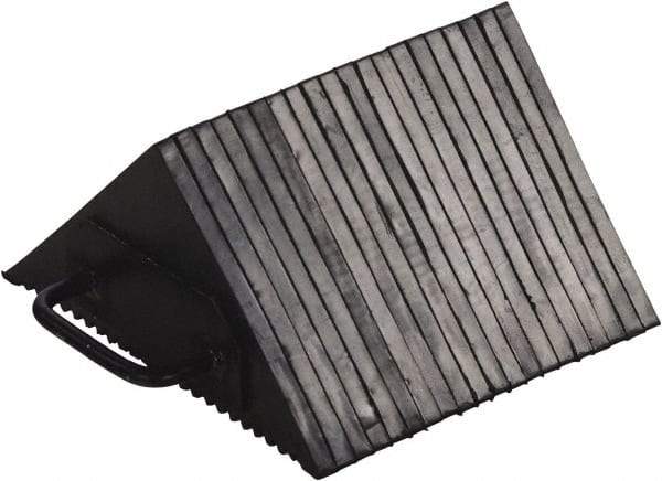 Vestil - 10" Wide x 5-1/2" High x 10" Deep, Rubber Wheel Chock - Americas Industrial Supply