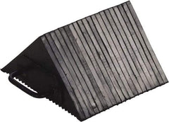 Vestil - 10" Wide x 5-1/2" High x 10" Deep, Rubber Wheel Chock - Americas Industrial Supply