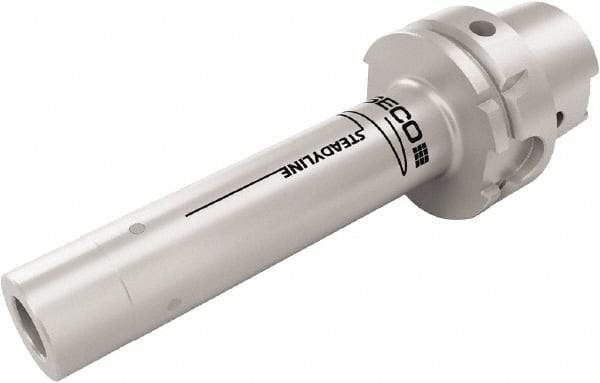 Seco - Combimaster 30.5mm HSK100A Taper Shank Milling Tip Insert Holder & Shank - 185mm Projection, 1.21" Neck Diam, M16 Neck Thread, 30.5mm Nose Diam, 235mm OAL, Steel Tool Holder - Americas Industrial Supply