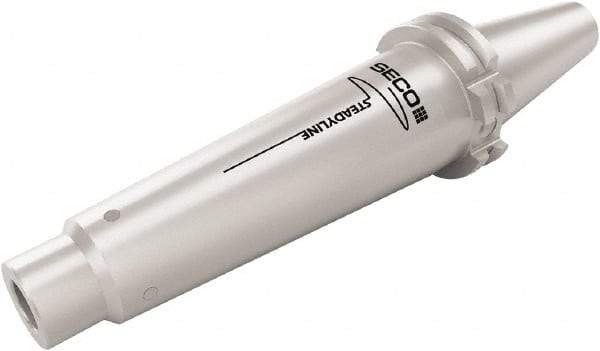 Seco - Combimaster 29.5mm DIN40 Taper Shank Milling Tip Insert Holder & Shank - 165.9mm Projection, 1.681" Neck Diam, M12 Neck Thread, 23mm Nose Diam, 253.4mm OAL, Steel Tool Holder - Americas Industrial Supply