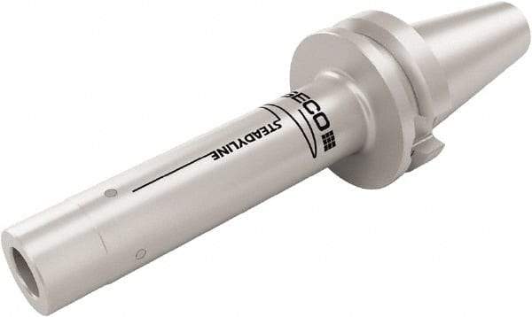 Seco - Combimaster 30.5mm BT50 Taper Shank Milling Tip Insert Holder & Shank - 147mm Projection, 1.21" Neck Diam, M16 Neck Thread, 30.5mm Nose Diam, 286.8mm OAL, Steel Tool Holder - Americas Industrial Supply