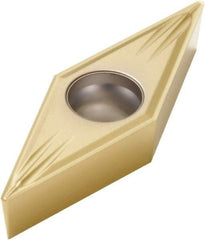 Seco - VBMT21.50.5 MF2 Grade CP500 Carbide Turning Insert - TiAlN/TiN Finish, 35° Diamond, 1/4" Inscr Circle, 3/32" Thick, 0.0078" Corner Radius - Americas Industrial Supply