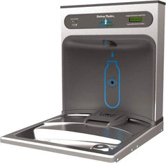 Halsey Taylor - 8 GPH Cooling Capacity Retro Fit Water Cooler & Fountain - Retro-Fit Bottle Filling Station, 20 to 105 psi, 0.20 hp, Stainless Steel - Americas Industrial Supply