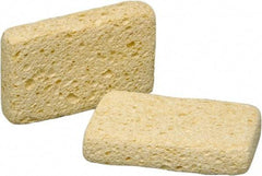 Ability One - 4-3/8" Long x 1.38" Wide x 1" Thick Scouring Sponge - Non-Abrasive, Tan - Americas Industrial Supply